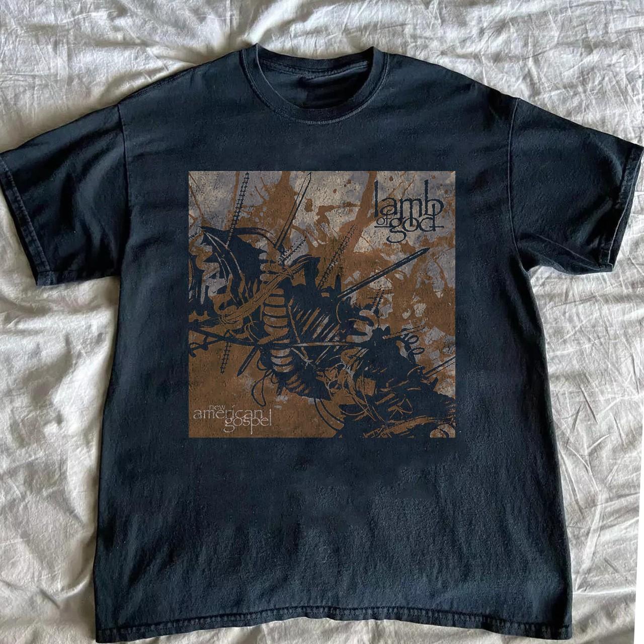 HOT! Lamb of God - New American Gospel Rock Band Unisex Black T-shirt Size S-5XL S