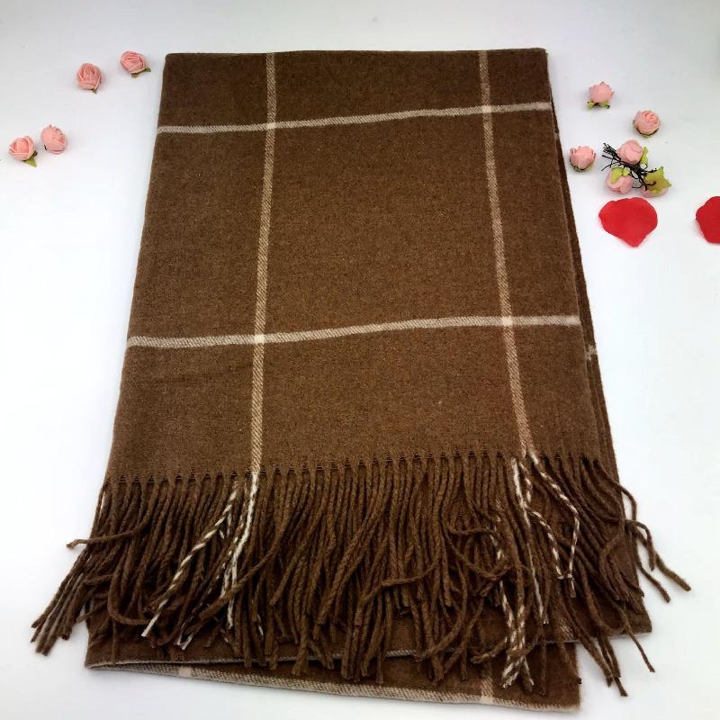Autumn and winter new plaid wool shawl, warm fashion thickened scarf women, sweet multi-colored shawl