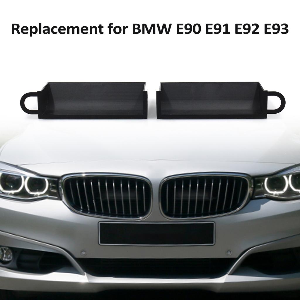 Scoops, 2PCS Dynamic Cold Systems Replacement for E90 E91 E92 E93 (Black)