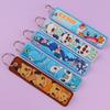 Japanese Anime Elf Monsters Keychain 1pcs Car Backpack Key Holder Embroidery Keyring Key Tag Jet Tag Accessories Gifts for Fans