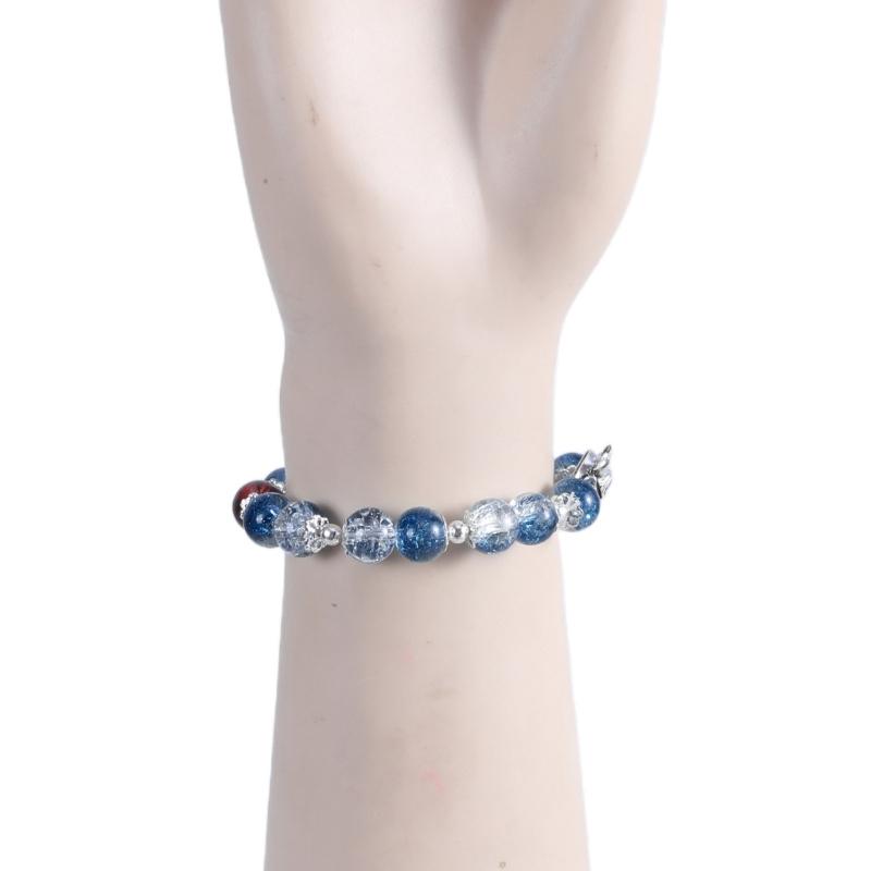 Versatile Glass Beads Handchain Cosplay Bracelet Unisex Bangle Decoration Stylish Wrist Chain Accessories Gifts