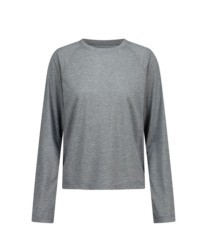 Ausdoeoboiseu Technol-Ov™ Air Flex Long Sleeve Tee (Heather Gray)