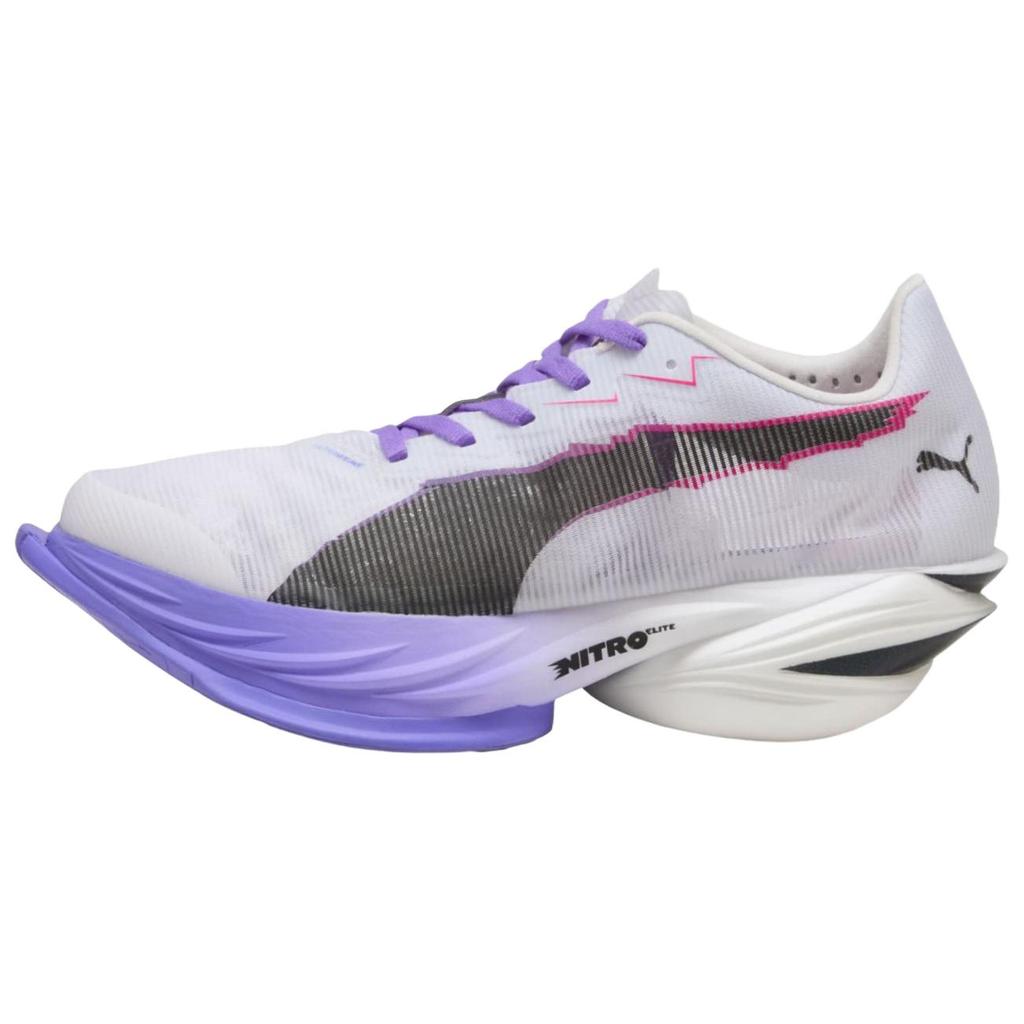 Puma Fast-R Nitro Elite 3 Digitokyo Women Sneakers White Dark-Amethyst Black 312059-01