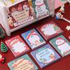 Santa Self-Adhesive Posts Stationery Sticky Notes Christmas Memo Pads Message Notes Writing Paper