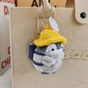 Cute Drag Penguin Plush Animal Bag Keychain Pendant Coin Wallet Car Key Plush Pendant