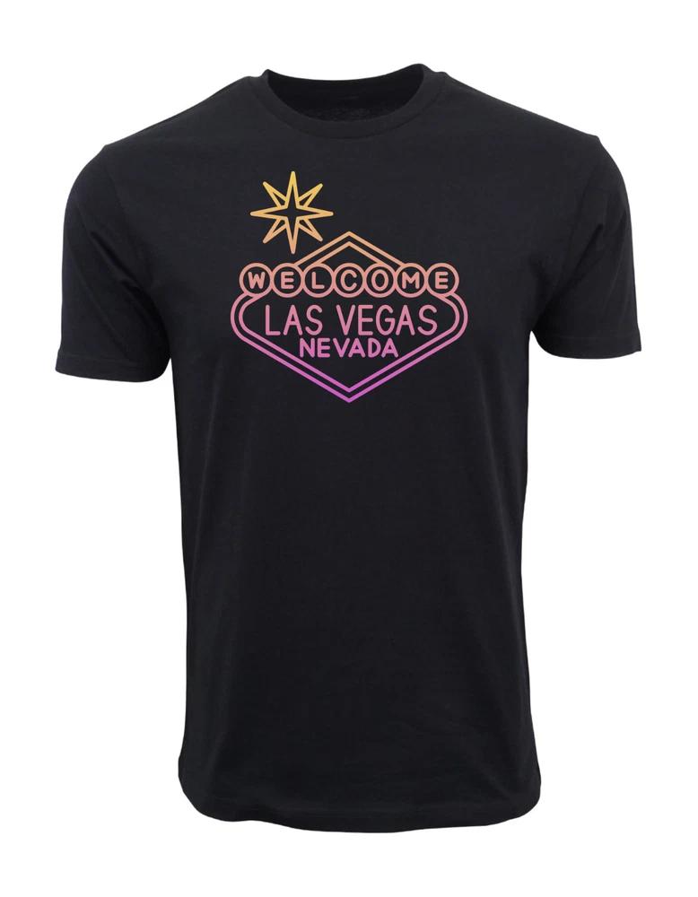 Welcome To Las Vegas Nevada Neon Sign T Shirt S