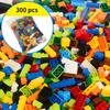 300/500/1000 DIY Kreative Bausteine Großpackung Stadt Klassische Bausteine Zusammengebaut Geburtstagsgeschenk Pädagogisches Spielzeug für Kinder