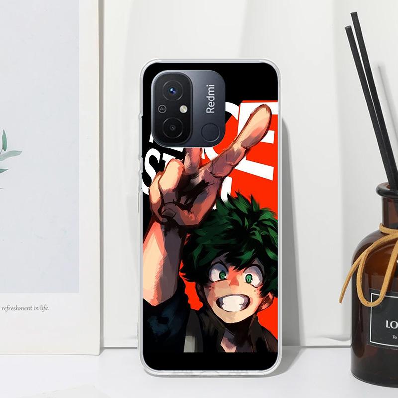My Hero Izuku Deku Phone Case For Xiaomi Redmi 14C 13 13C 12 12C 10 10A 10C 9 9A 9C 9T 8 8A 7 7A 6A 6 Pro K80 K70 K60 K40 K20 12