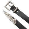 Western Retro Leather Belt Set - Unisex, Fashionable, and Versatile