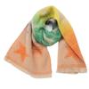 European and American Style Women's Fashion Autumn and Winter Warm Shawl Gradient Color Pashmina Jacquard Star Scarf