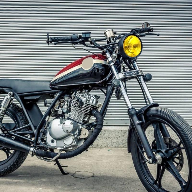 Motorcycle Headlight, Waterproof LED Motorcycle Lights Bulb Fog Headlights LED Driving Light for Motorcycle 5.75"