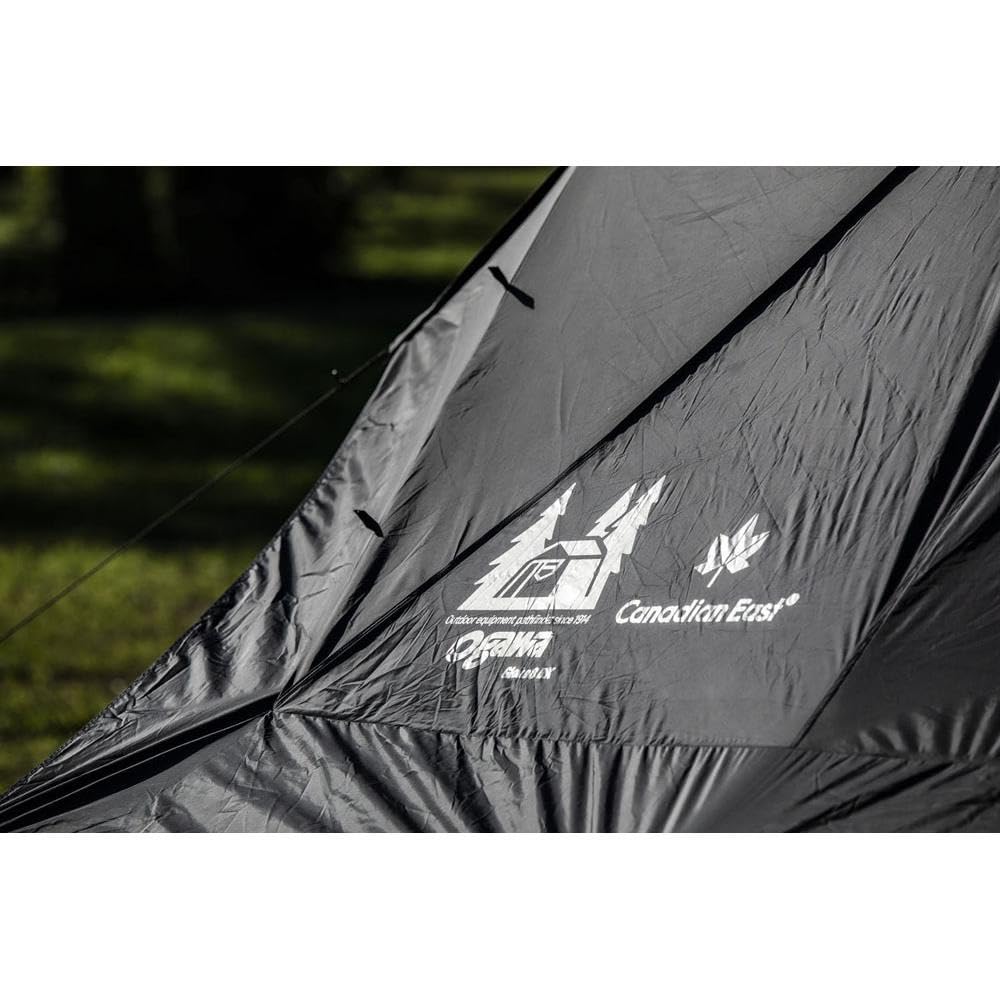 Canadian East x Ogawa Outdoor Camping Tent One Pole Tent Glocke 8 4 Black CETO1003 [For People]