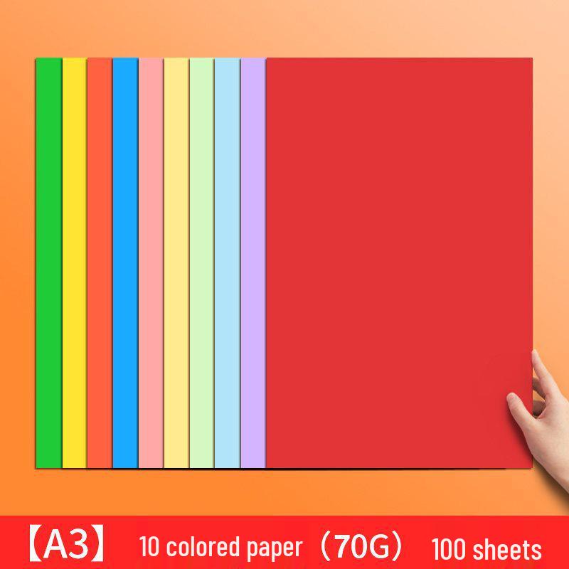 A4/A3 farbiger Karton Bastelpapier für Origami und Kunstprojekte