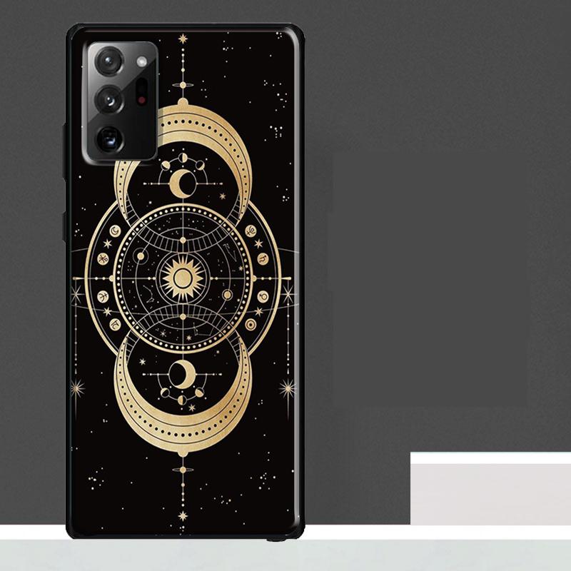 Galaxy Moon Stars Phase Totem Art Case For Samsung Galaxy S23 S24 S25 Ultra S9 S10 S20 S21 S22 Plus S23 FE S25 FE Phone Cover