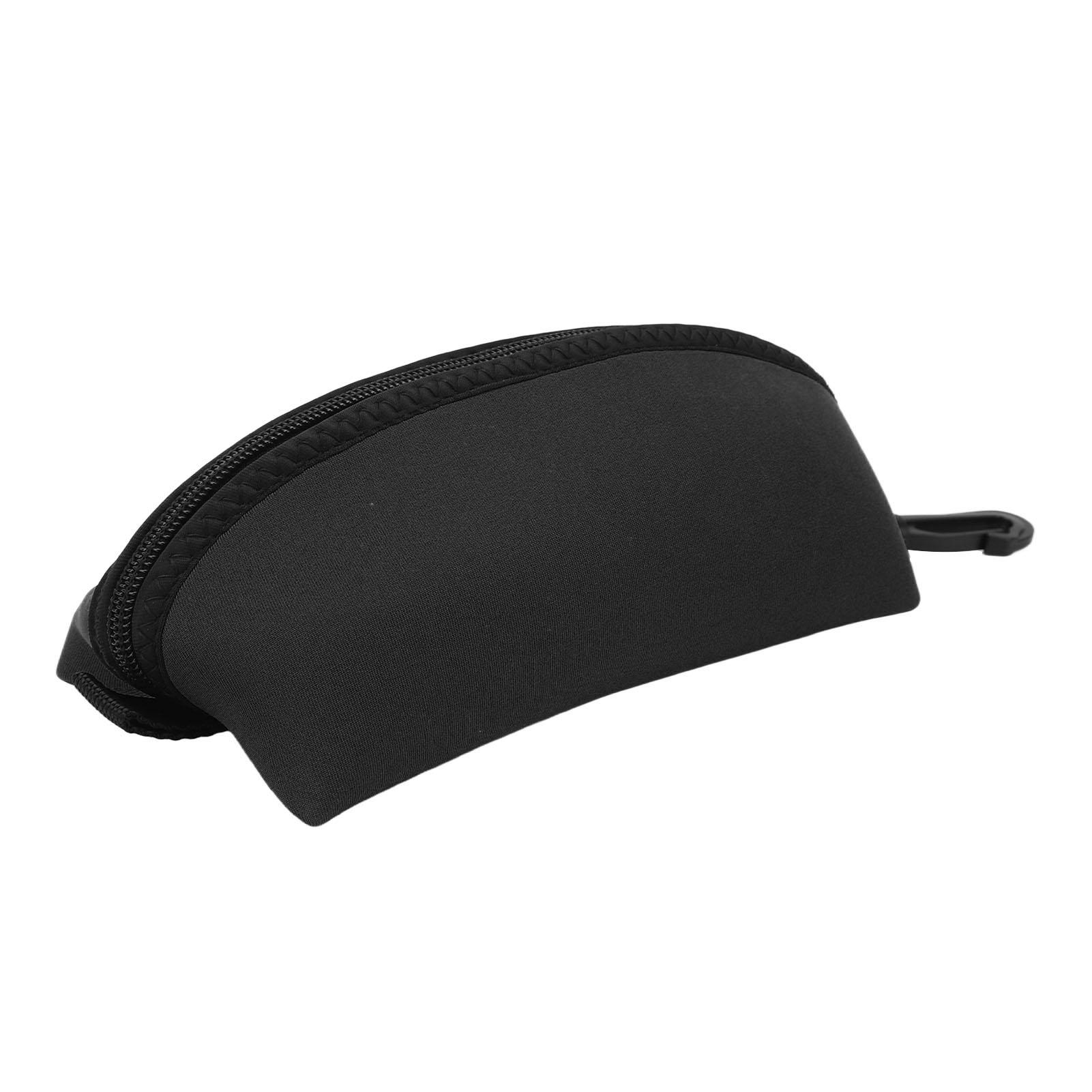 

Сумка для хранения очков для дайвинга, чехол для гаджетов и снаряжения, портативный, пылезащитный, устойчивый к падениям, неопрен для солнцезащитных очков чёрный