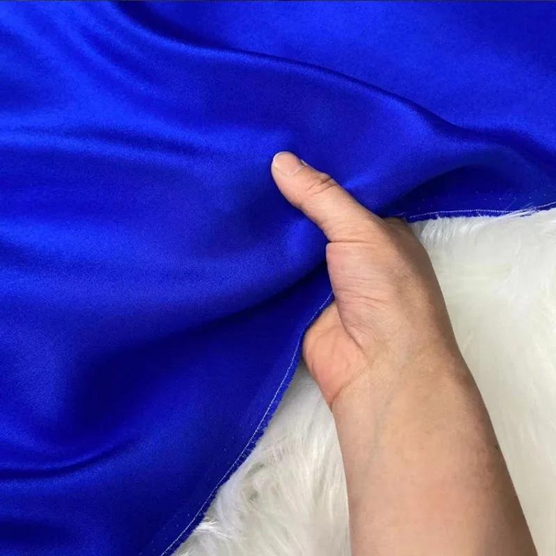 Einfarbig 100% Maulbeerseide 30 Momme Schwerer Seidenkrepp de Chine Stoff Seiden Schwerer Krepp Stoff für Bekleidung Kleider Hosen