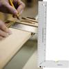 300mm Aluminium Alloy Thickened 90 Degree Right Angle Ruler Woodworking Measuring Tool