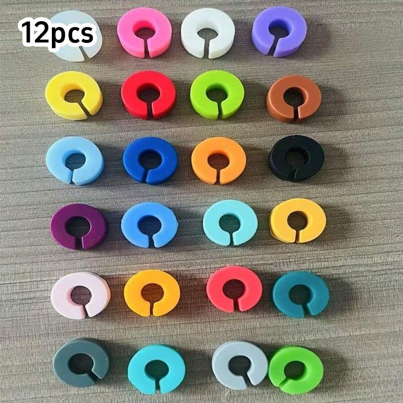 

12/24 Pieces Color Random Silicone Wine Glass Identification Marker Juice Glasses Cup Labels Tags for Outdoor Wedding Engagement