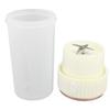 Blender Cup Beige 300ml 1500mAh USB Rechargeable Cordless 22000rpm Smoothie Blender Cup with 3D