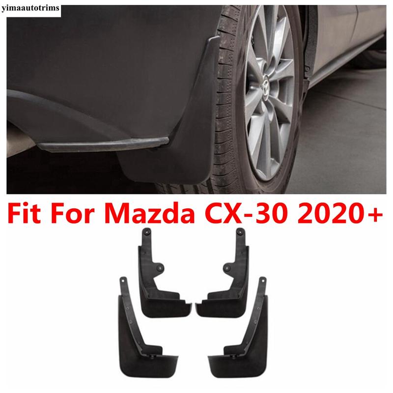 For Mazda CX-30 - 2025 Car Front Rear Mudguards Mud Splash Flaps Muds Fender Protection Cover Accessories Exterior Kit