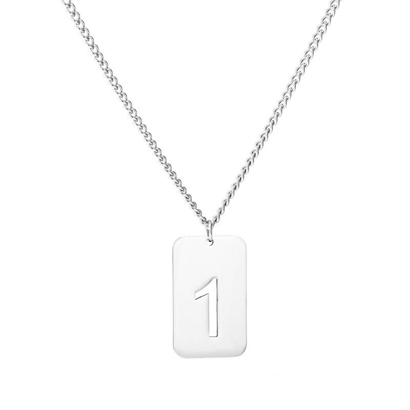 Arabian Military Brand Digital Necklace Men s and Women s Trendy Necklace 60CM