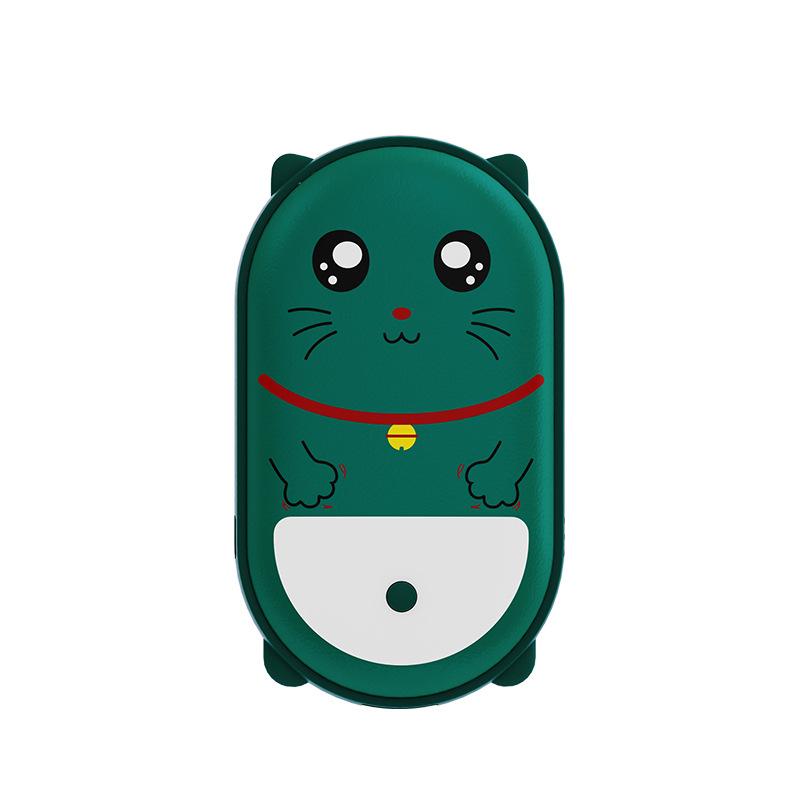 

Милый электрический ручной грелка для питомцев, USB-зарядка, безводная грелка, ручной грелка, Power Bank 3000 мАч 2 в 1 3000mah зелёный