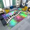 Creative Piano Key Printed Floor Mats Door Front Decoration Home Living Room Floor Mats