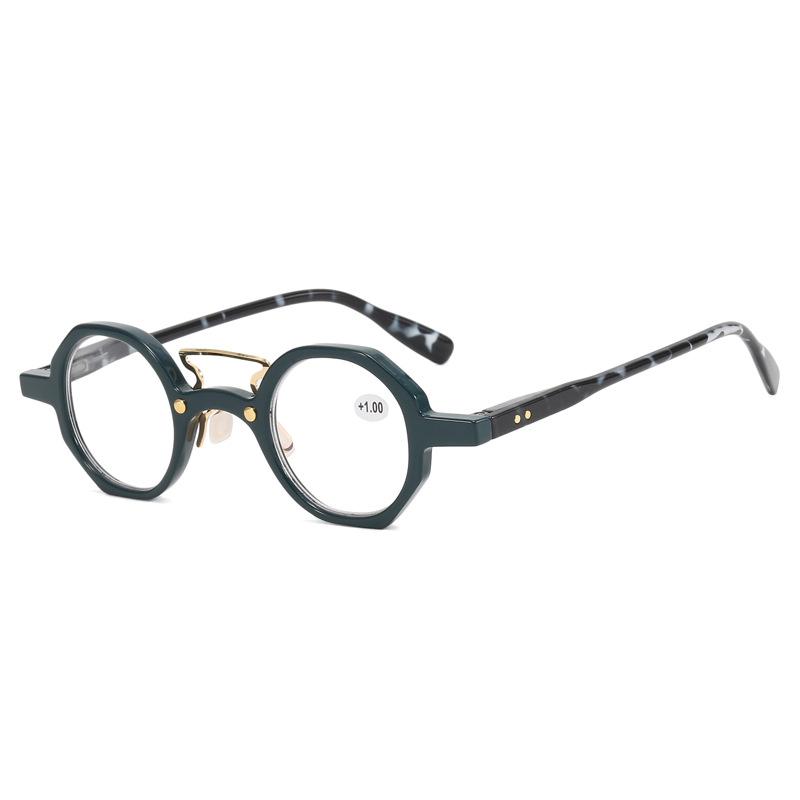 Neutral Retro Small Round Frame Presbyopia Glasses Fashion Reading Glasses Ultra Clear Anti Blue Light