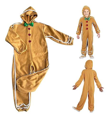 Gingerbread Man Costume For Kids, Christmas Outfit, Ginger S