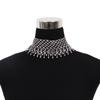 European & American Glam Rhinestone Drop Necklace - Women's Banquet Accessory