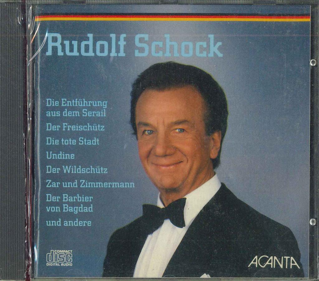 CD RUDOLF SCHOCK - Rudolf SCHOCK 43553STEREO ACANTA Non Japan Classical Used