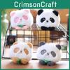 Cute Kawaii Panda Plush Keyholder Ultra Soft Short Plush Animal Stuffed Toy