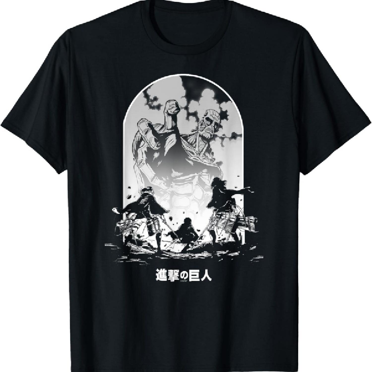 

Аниме футболка «Лицо Колоссального Титана» XXXXXL чёрный