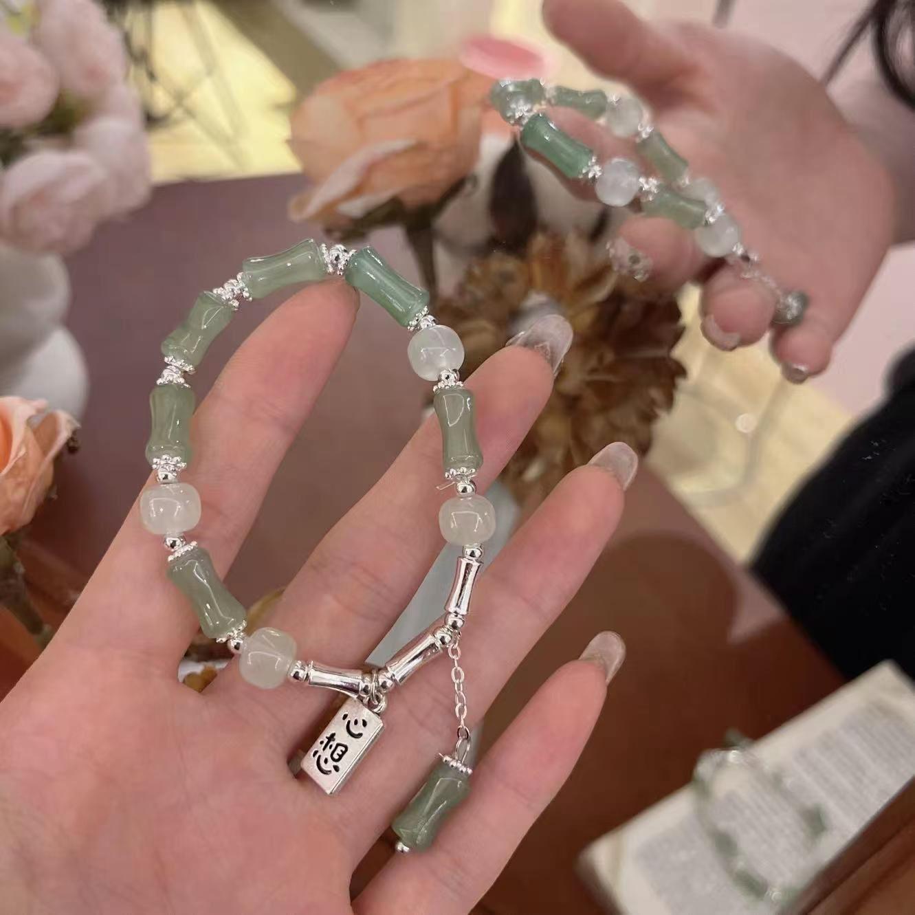 

Новый китайский этнический стиль браслет с замком-защелкой в виде бамбукового сустава женский 2025 новый дизайн высокого класса ювелирные изделия