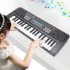 Portable Electronic Piano Multifunctional Keyboard Microphone Baby Music Toy430A1 English Version