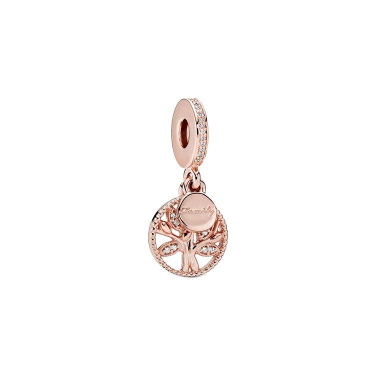 Pandora Family Heritage Rose Gold Pendant Women pendant 781728CZ Rose Gold