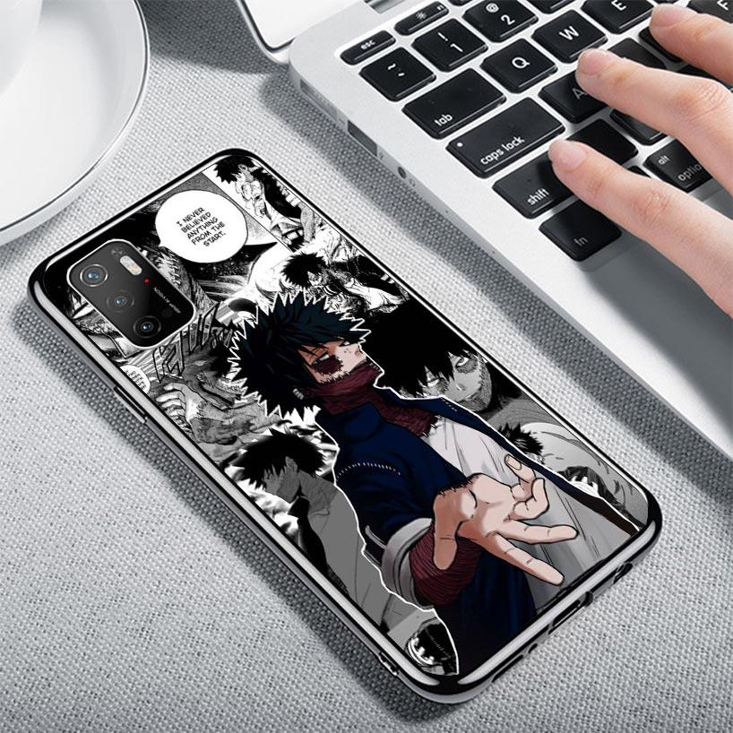 My Hero Dabi Bnha Case Phone Cover for Xiaomi Redmi Note 10 9 9S 8 8T 7 5 Pro Mi 12T 11T 10T 9T 12 11 Lite A3 A2 Trend Fundas Mi