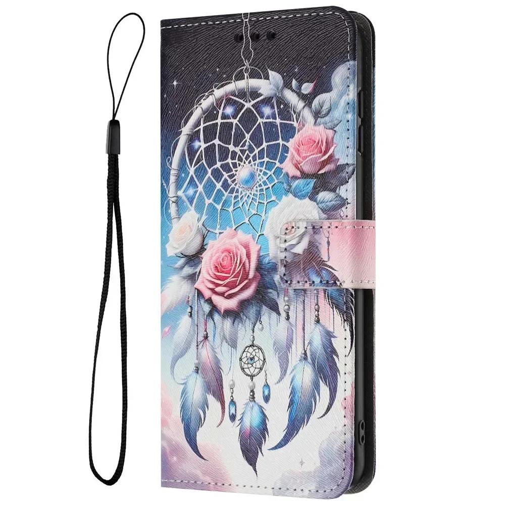 

Wallet Flip Case For OPPO Reno 13 13F 12 12F 11 A5 Pro Realme 14 Pro C75 C67 C65 C63 C61 Note 60 Leather Phone Cover Card Holder Realme 14 Pro Plus
