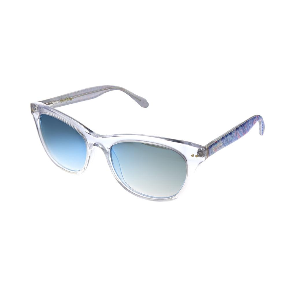 

Lilly Pulitzer LP Miraval CR Womens Rectangle Sunglasses crystal
