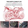High-Precision Sensor Motorcycle Tire Pressure Monitor Built-in External Locomotive Tire Pressure and Temperature Monitor