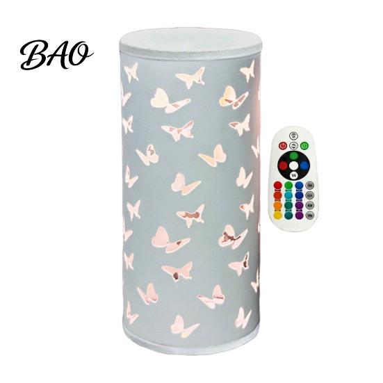 Decorative Lighting USB Butterfly Projector Lamp, RGB 16 Colors Lamp with Remote Bedroom Night Light Control, Hollow-out LED for Living Room