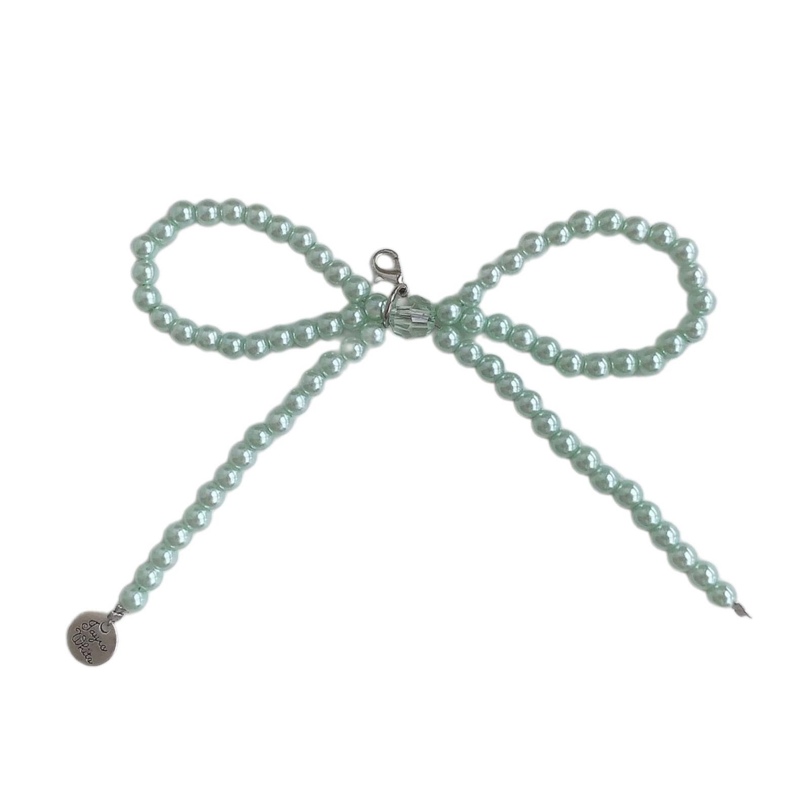 

Ручная работа Шарм-бантик из бисера Украшения для обувной пряжки для DIY серег, брелоков, ожерелий, подвесок для сумок, ювелирный подарок зелёный