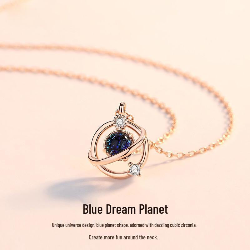 Blue Starry Sky Women's Bangle - Dreamy Planet Design