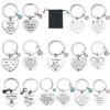Keychain Steel Stainless Keyring Christmas Friendship Gifts Backpack Pendant