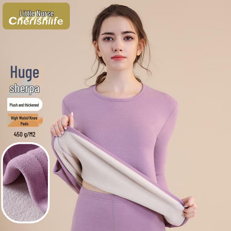 

Women s Lamb Fleece Round Neck Thermal Set M (165)