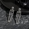 Detachable Skull Skeleton Earrings: Creative Halloween Ghost Design