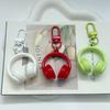 1 Piece Mobile Phone Chain Earphone Charm Backpack Hanging Decoration Cute Colorful 3D Earphones Pendant Keychain Gifts
