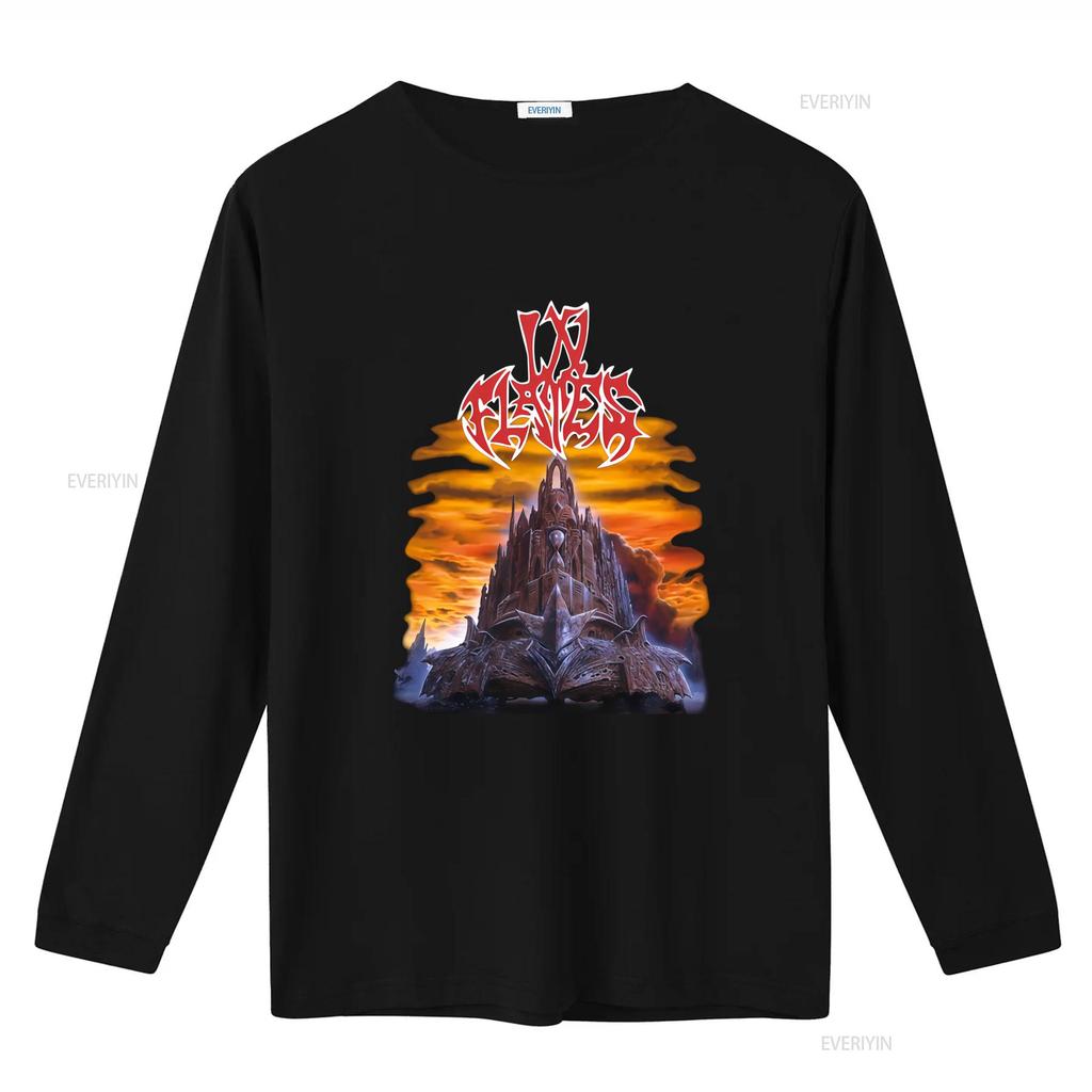 In Flames Tričko The Jester Race Rockový Koncert Vintage Design Kapela Heavy Metal vintage Vyprané Univerzální Mírně Unisex Měkké