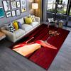 Wine Glass on Red Heel Carpet suitable as a non-slip mat for the living room or bedroom sofa