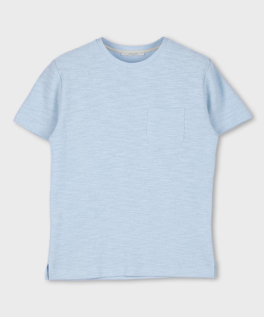 PANICALE Pocket Round Short Sleeve T-Shirt 2 Colors
